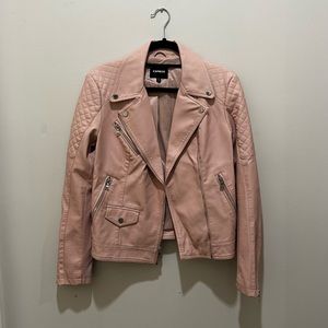 Pink Moto Jacket Size M